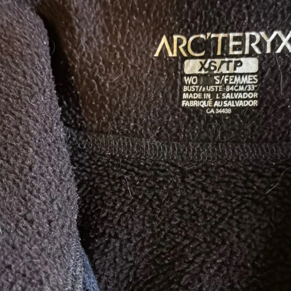 Arc’teryx Women’s Cardigan – Size XS – Full Zipper Fleece Jacket - Picture 5 of 9